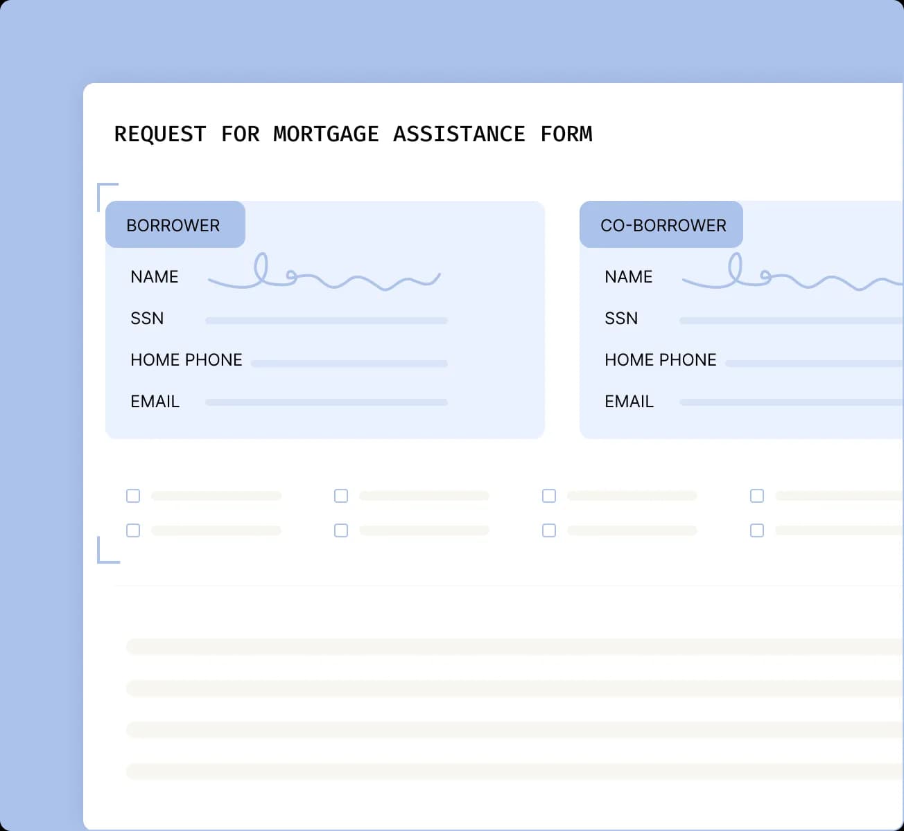 Financial services illustration