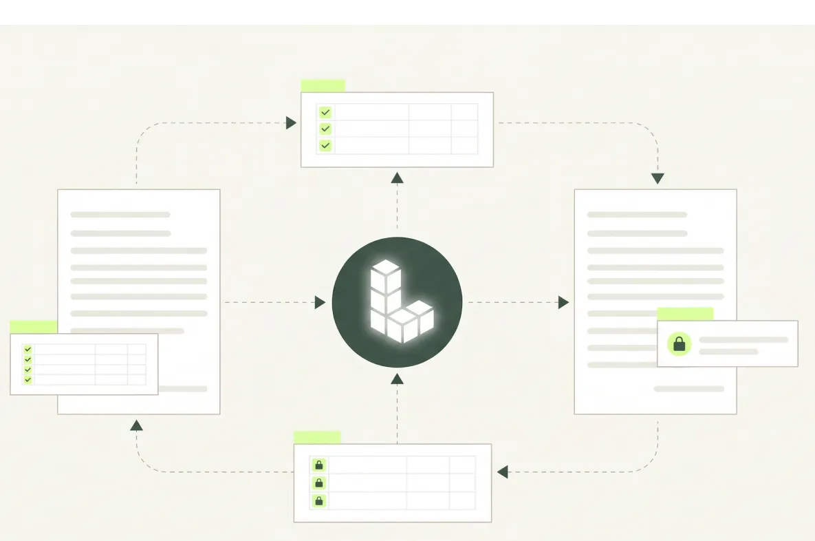 Document processing leading to compliance and auditability